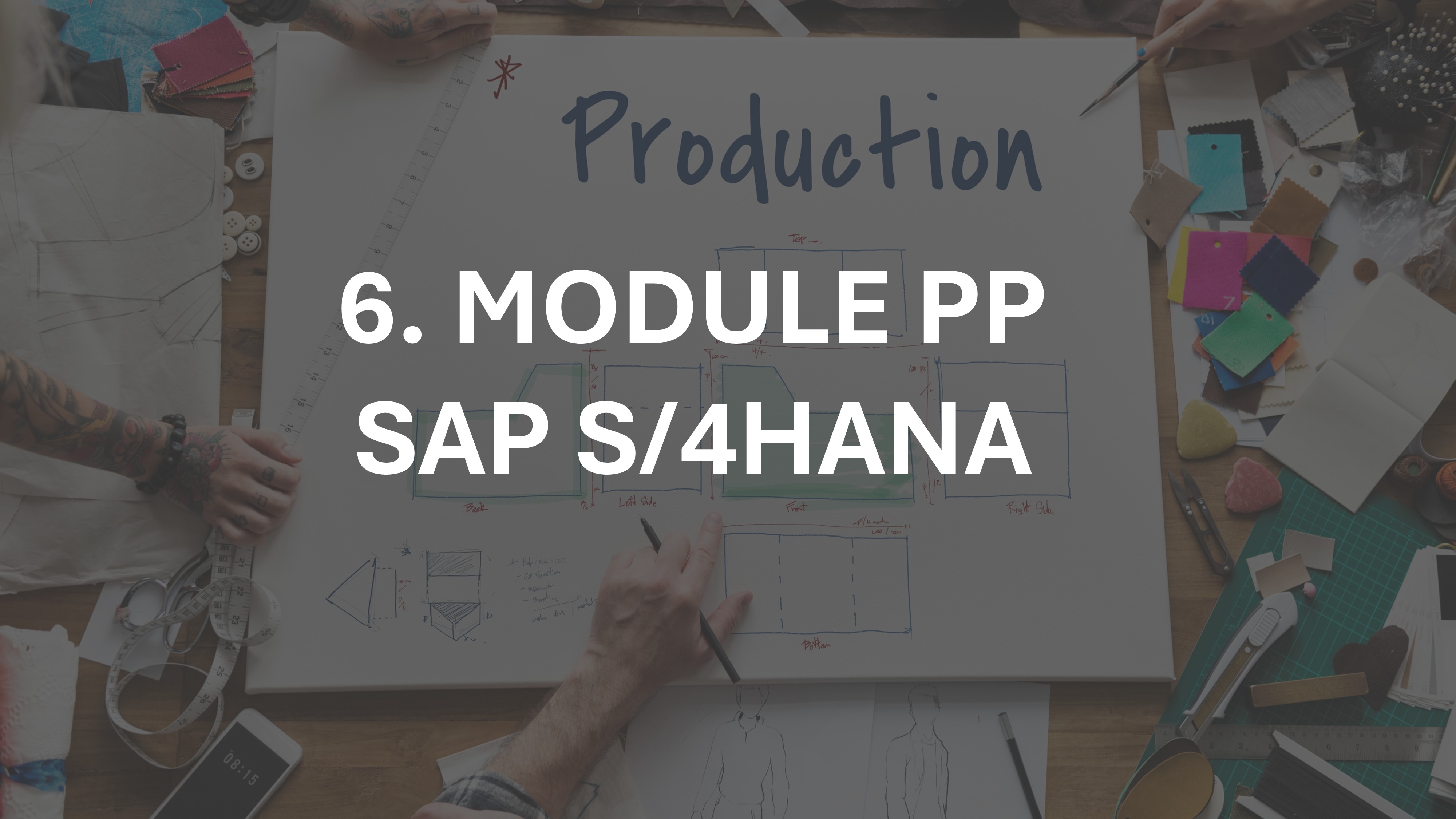 6. Modul Production Planning (PP) S/4HANA