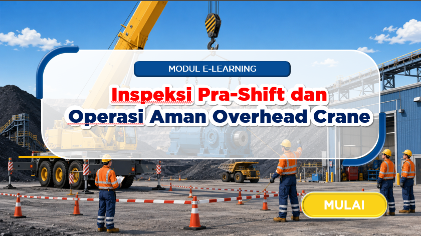 Inspeksi Pra-Shift dan  Operasi Aman Overhead Crane
